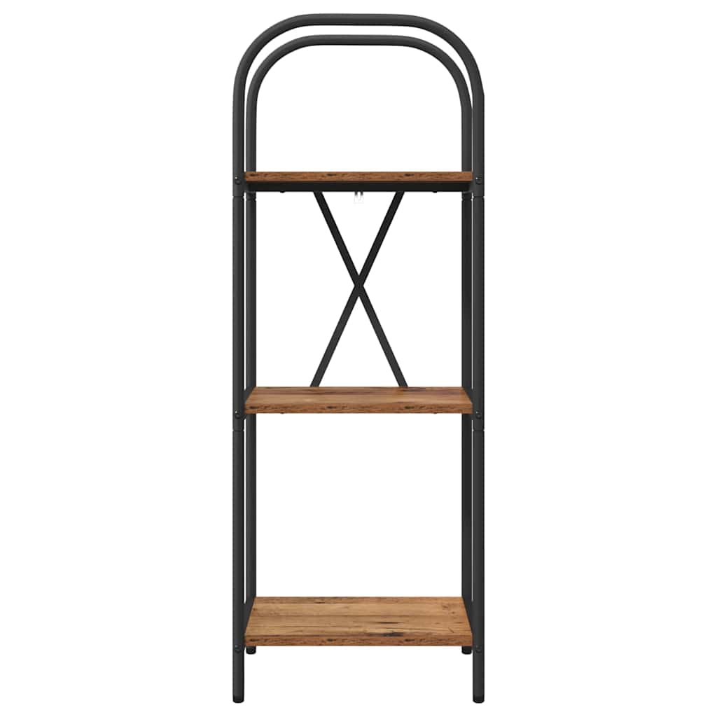 Könyvespolc Régi fa 40 x 30 x 109 cm Faanyag