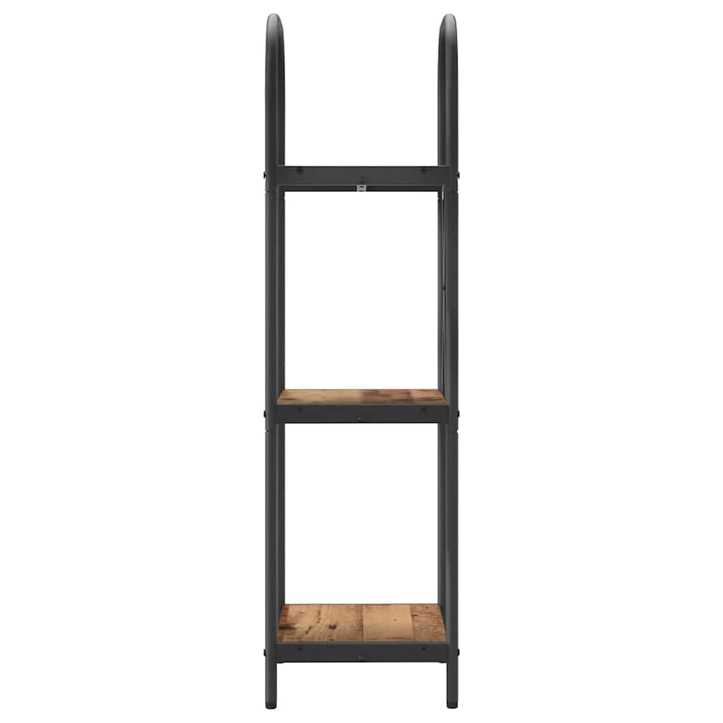 Könyvespolc Régi fa 40 x 30 x 109 cm Faanyag