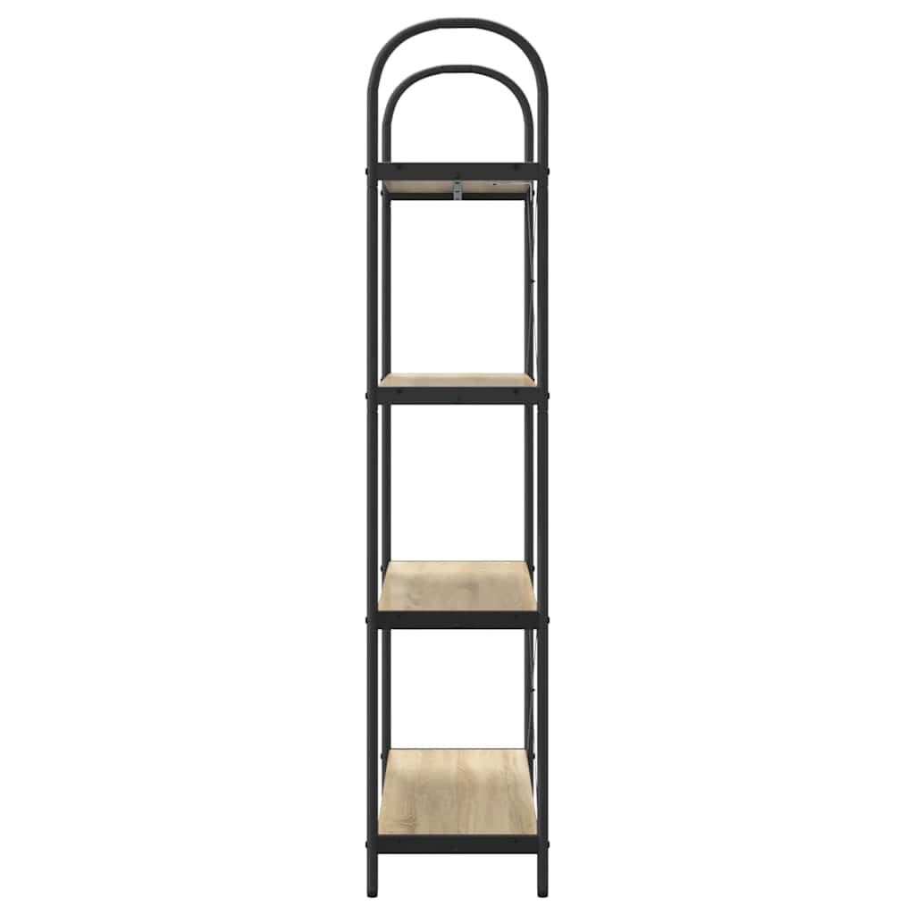 Könyvespolc sonoma tölgy 80 x 30 x 146 cm Faanyag