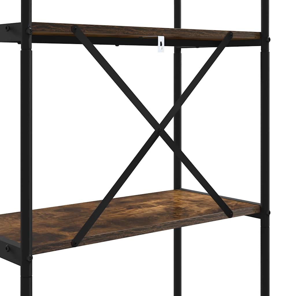 Könyvespolc Füstölt tölgy 80 x 30 x 146 cm Faanyag