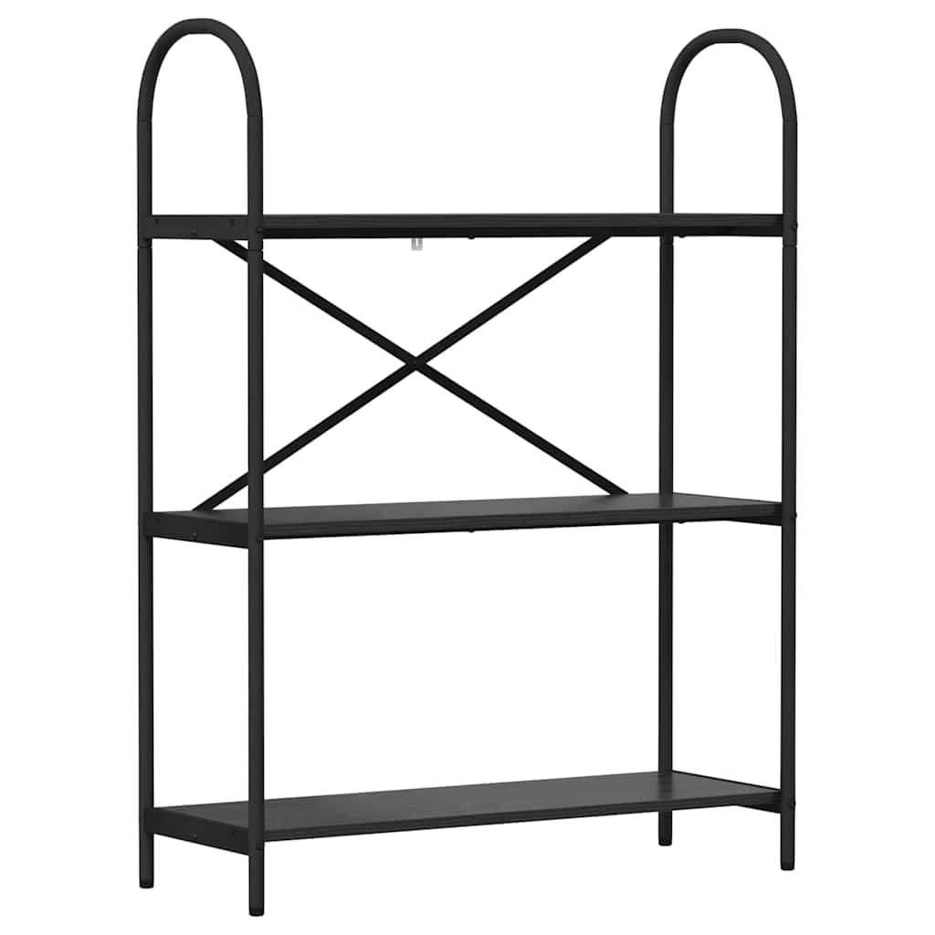 Könyvespolc Musta tammi 80 x 30 x 109 cm Faanyag