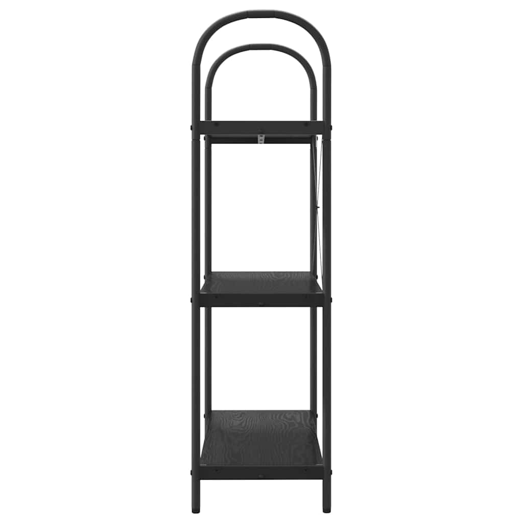Könyvespolc Musta tammi 80 x 30 x 109 cm Faanyag