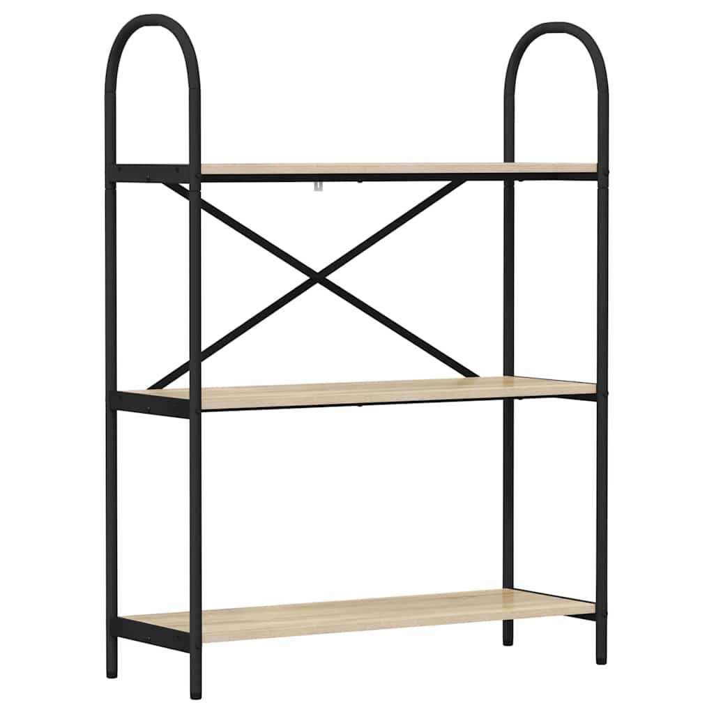 Könyvespolc sonoma tölgy 80 x 30 x 109 cm Faanyag