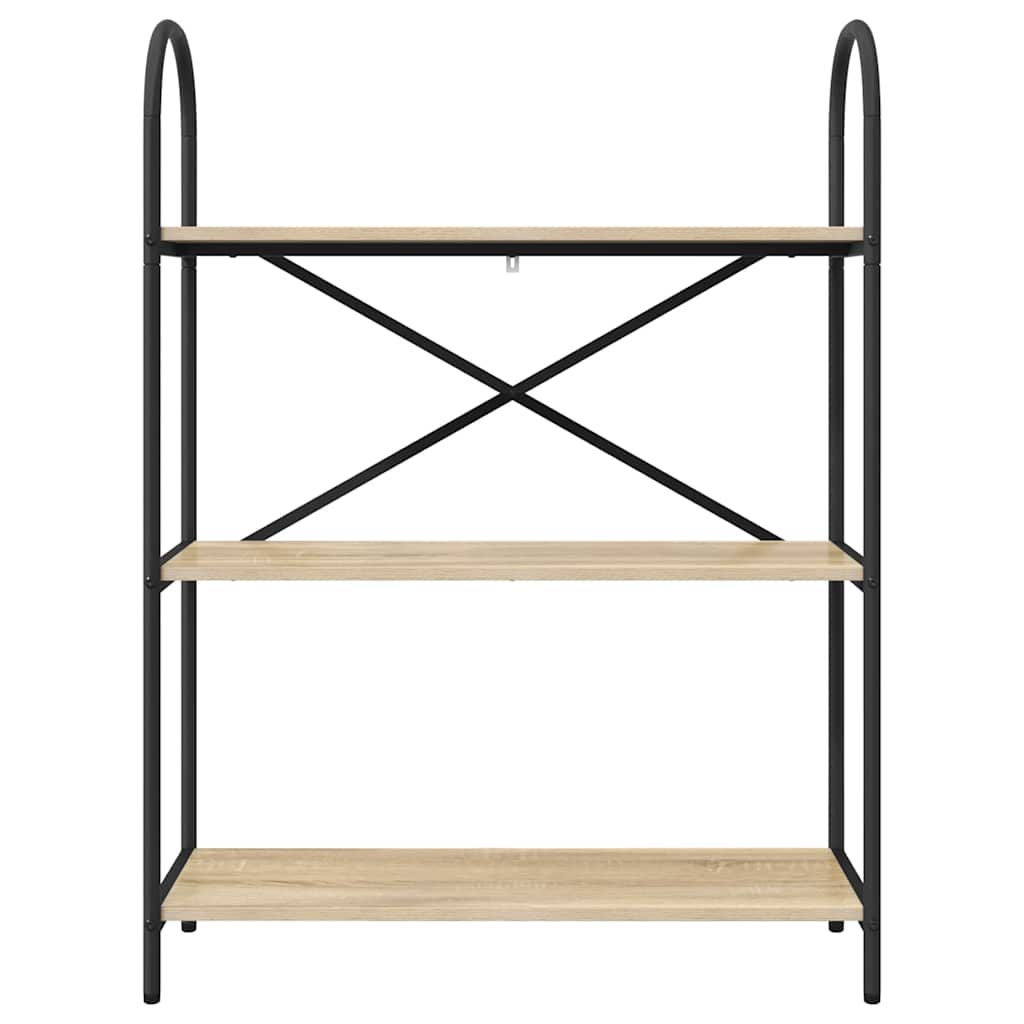 Könyvespolc sonoma tölgy 80 x 30 x 109 cm Faanyag