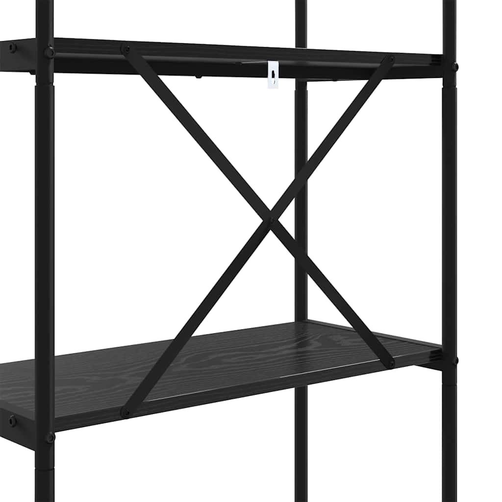 Könyvespolc Musta tammi 60 x 30 x 183 cm Faanyag