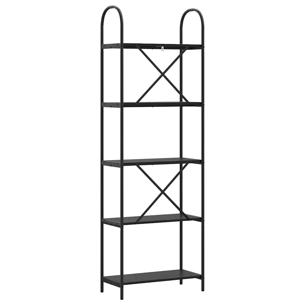 Könyvespolc Musta tammi 60 x 30 x 183 cm Faanyag