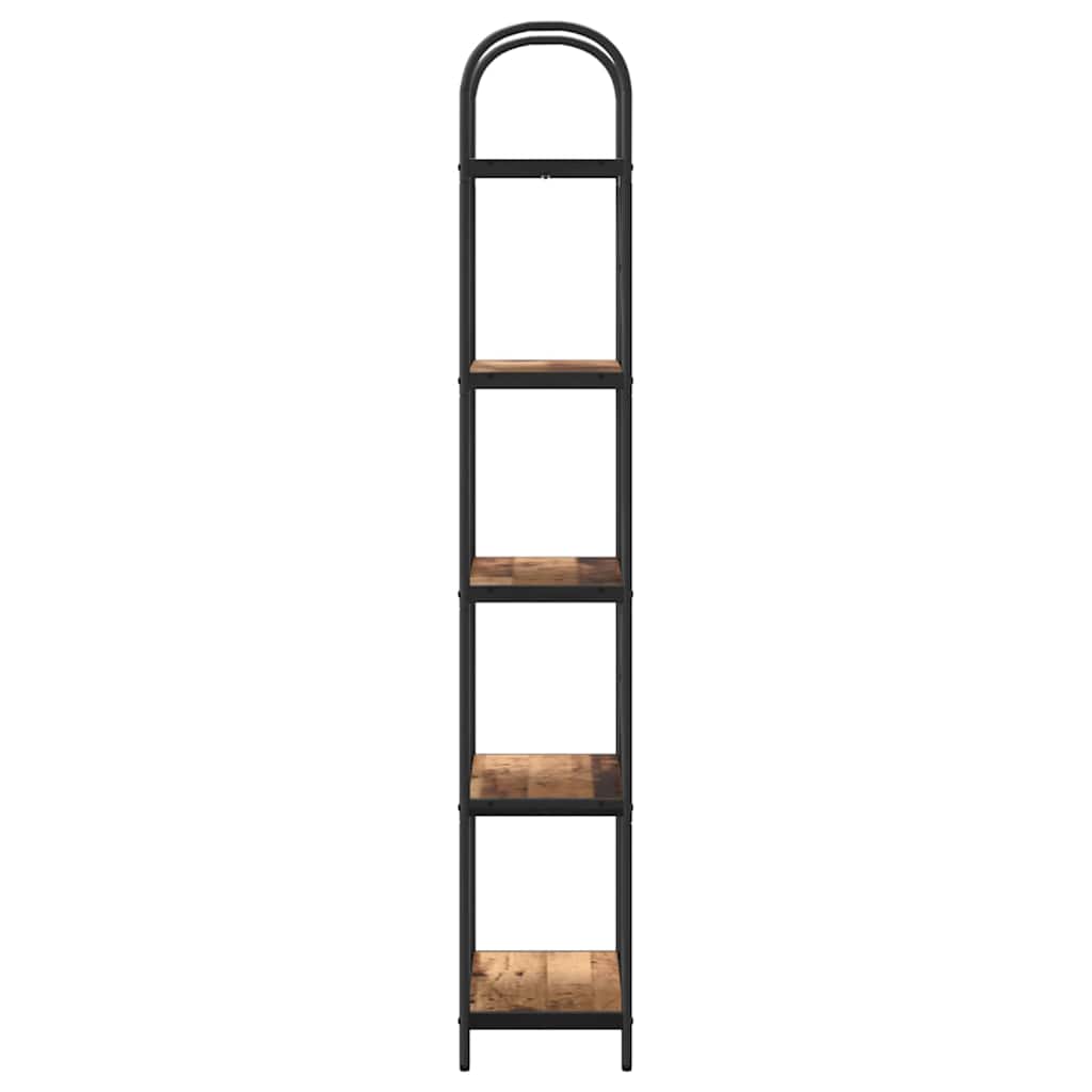 Könyvespolc Régi fa 60 x 30 x 183 cm Faanyag