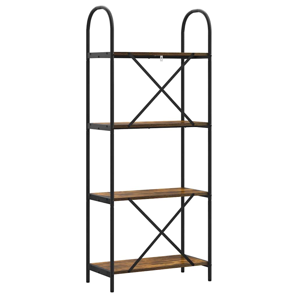 Könyvespolc Füstölt tölgy 60 x 30 x 146 cm Faanyag
