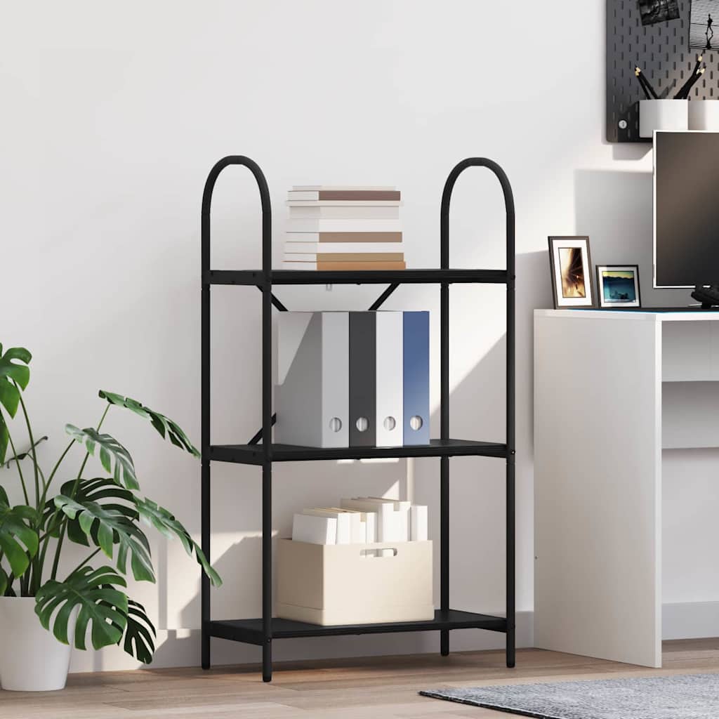 Könyvespolc Musta tammi 60 x 30 x 109 cm Faanyag