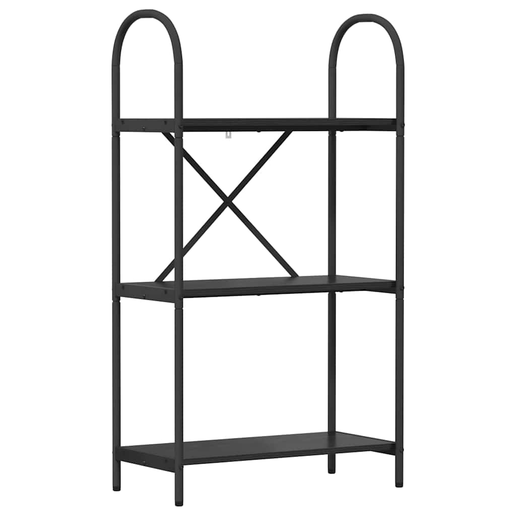 Könyvespolc Musta tammi 60 x 30 x 109 cm Faanyag