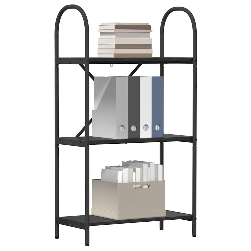 Könyvespolc Musta tammi 60 x 30 x 109 cm Faanyag