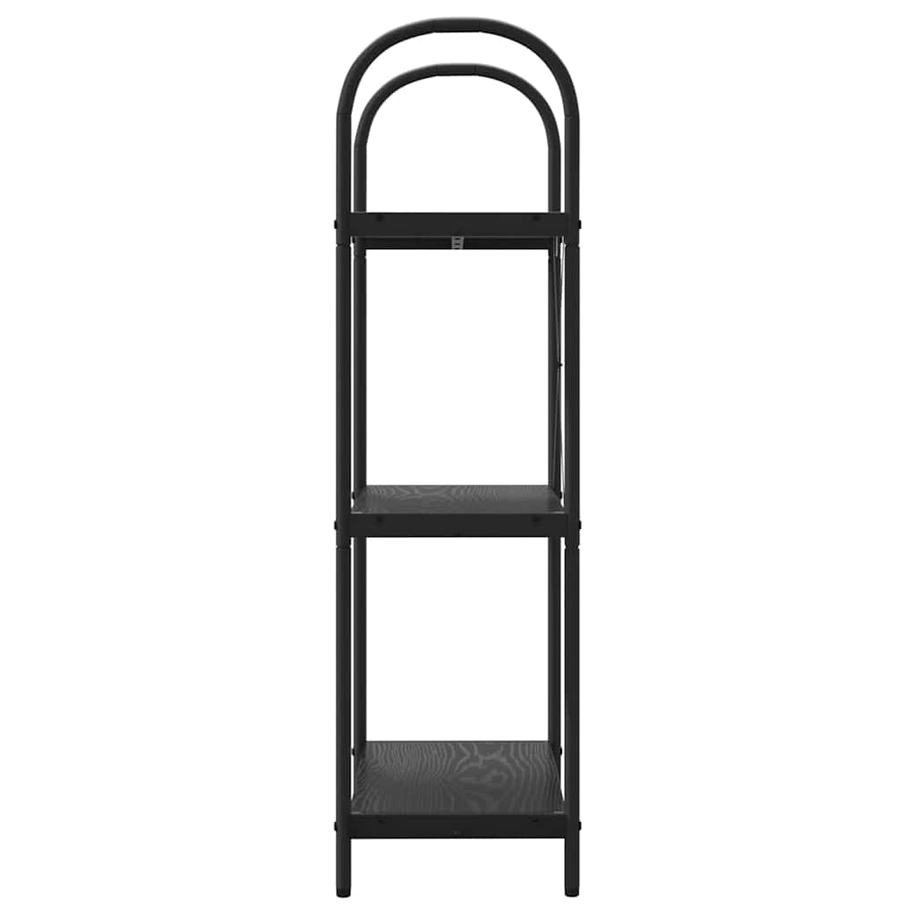 Könyvespolc Musta tammi 60 x 30 x 109 cm Faanyag