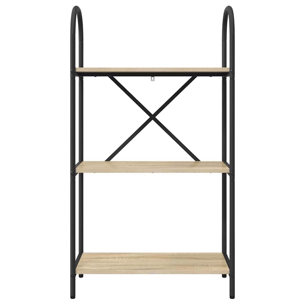 Könyvespolc sonoma tölgy 60 x 30 x 109 cm Faanyag