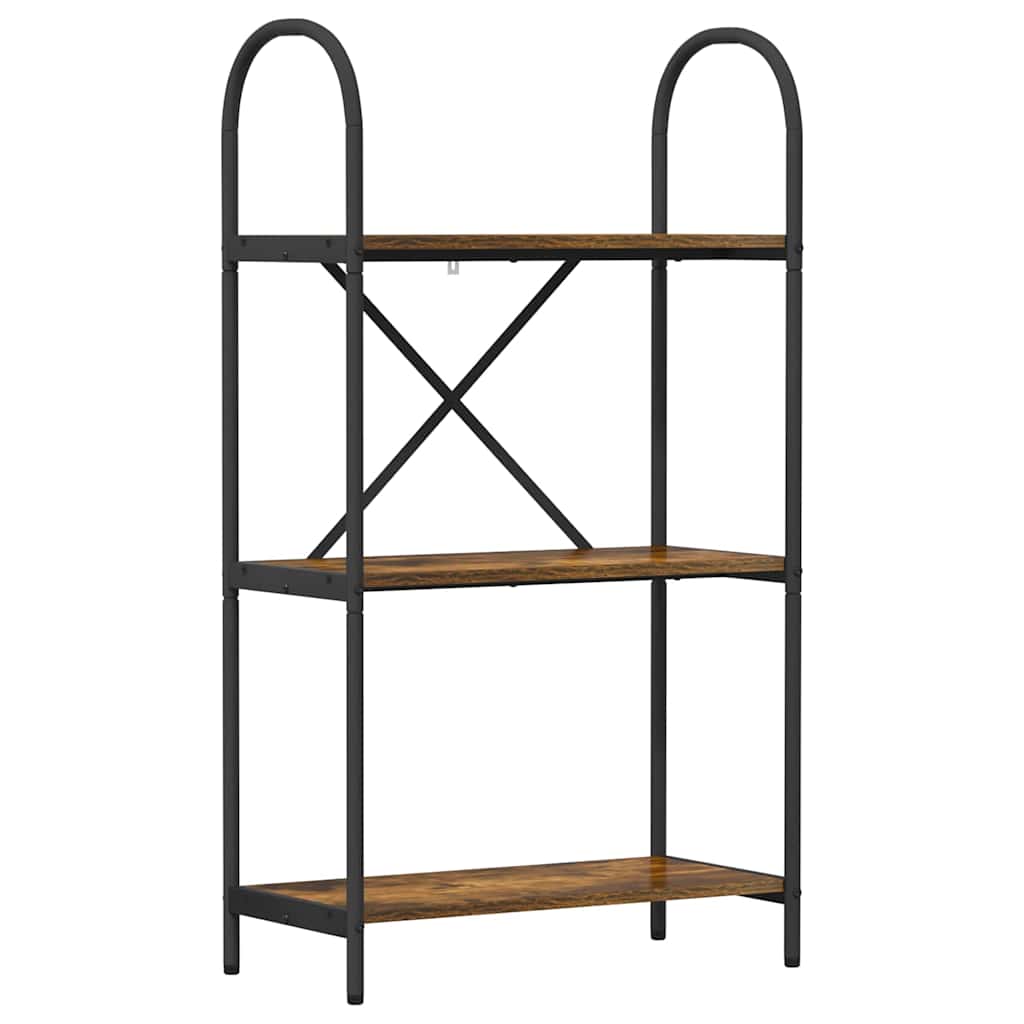 Könyvespolc Füstölt tölgy 60 x 30 x 109 cm Faanyag