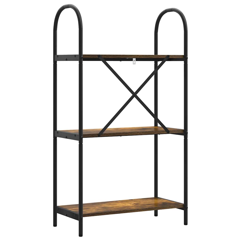 Könyvespolc Füstölt tölgy 60 x 30 x 109 cm Faanyag