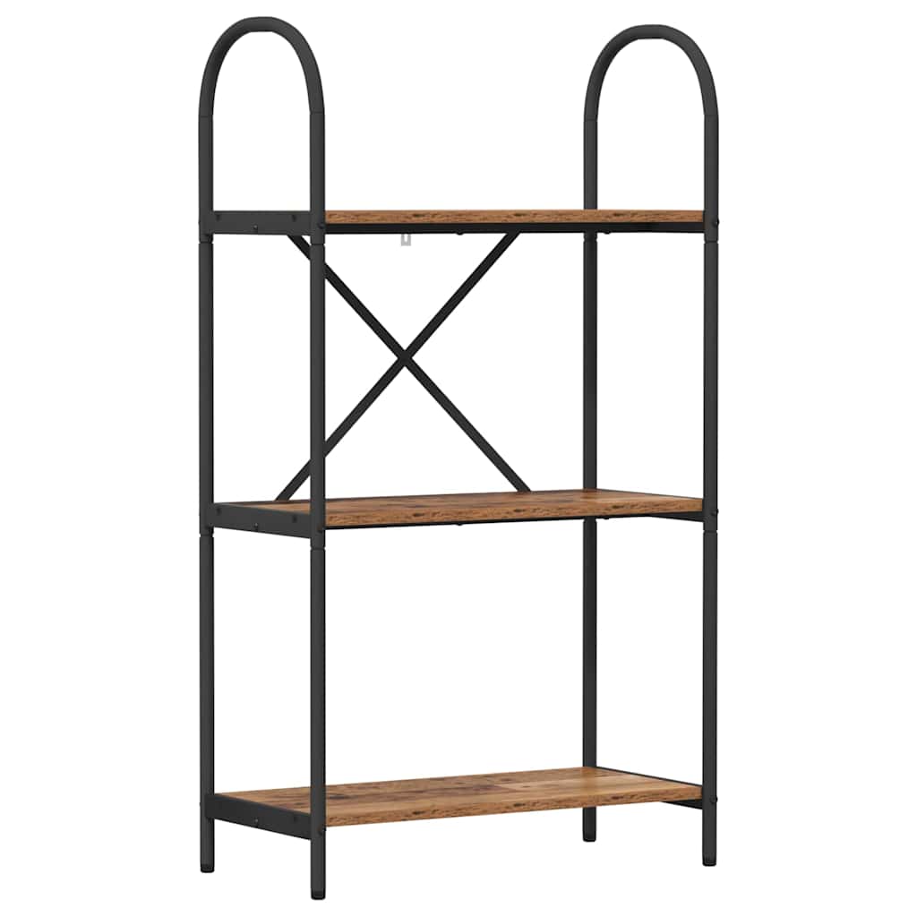 Könyvespolc Régi fa 60 x 30 x 109 cm Faanyag