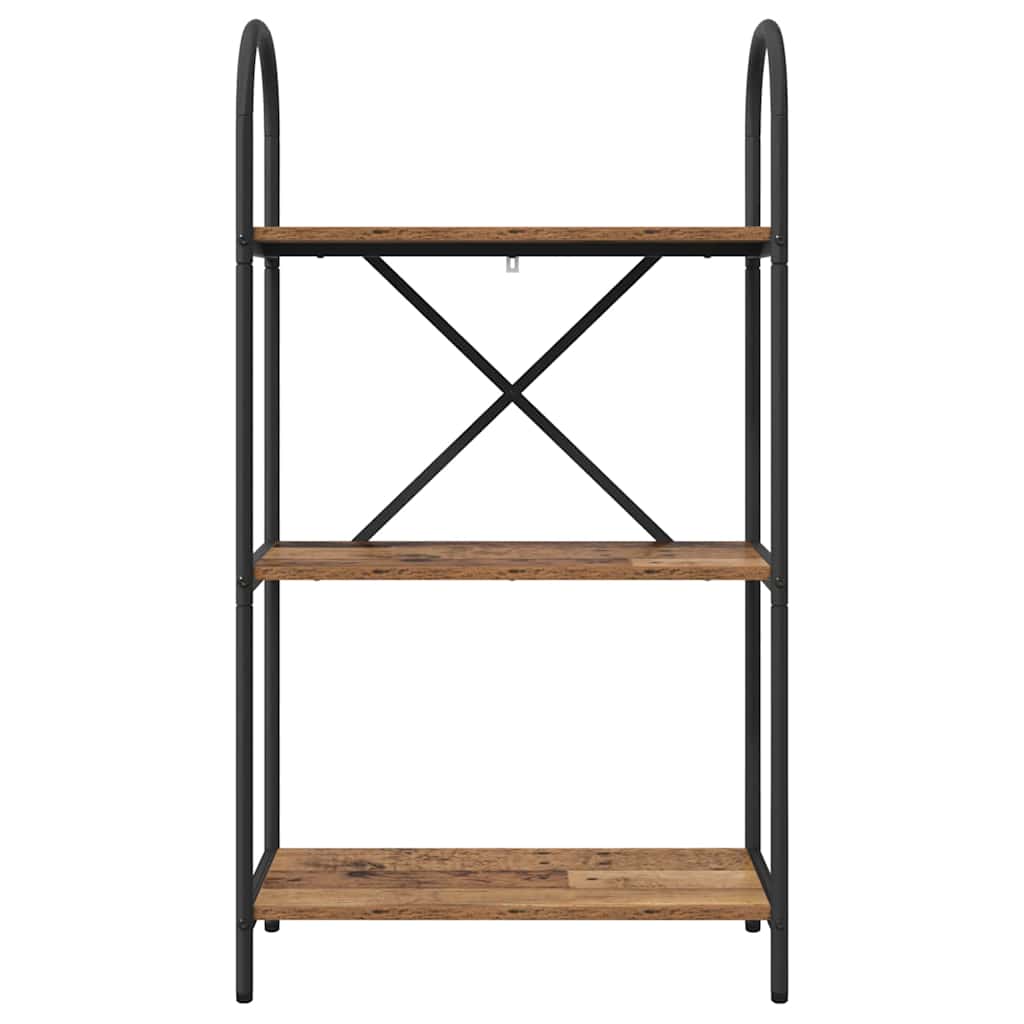 Könyvespolc Régi fa 60 x 30 x 109 cm Faanyag