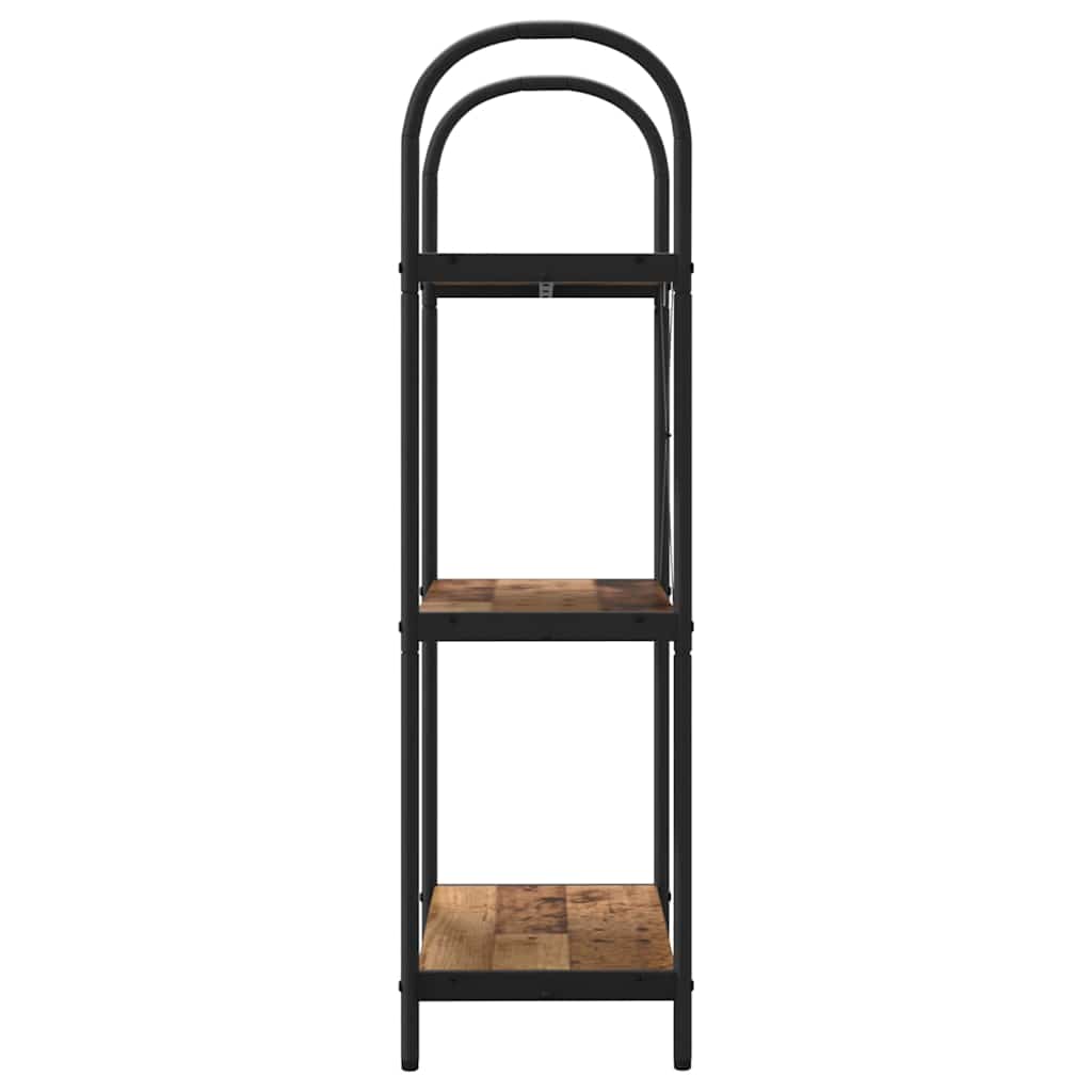 Könyvespolc Régi fa 60 x 30 x 109 cm Faanyag