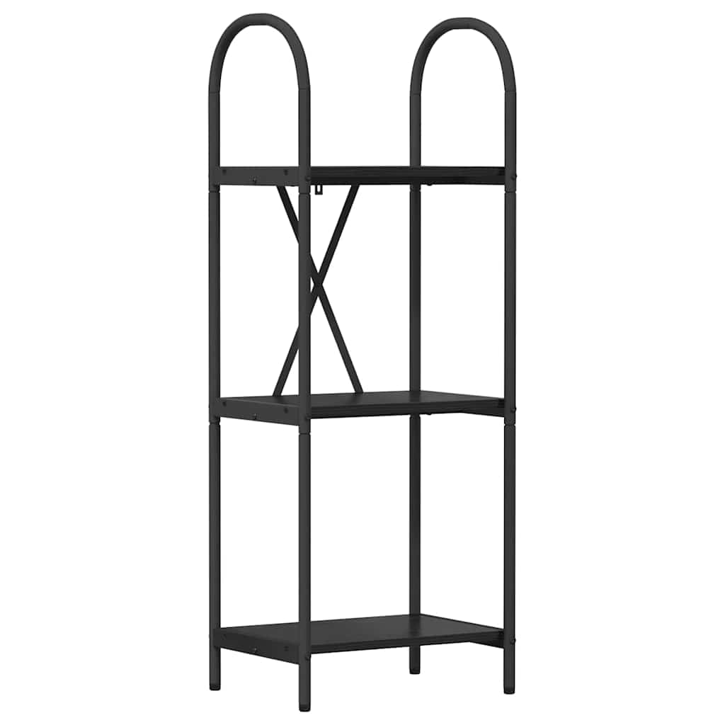 Könyvespolc Musta tammi 40 x 30 x 109 cm Faanyag