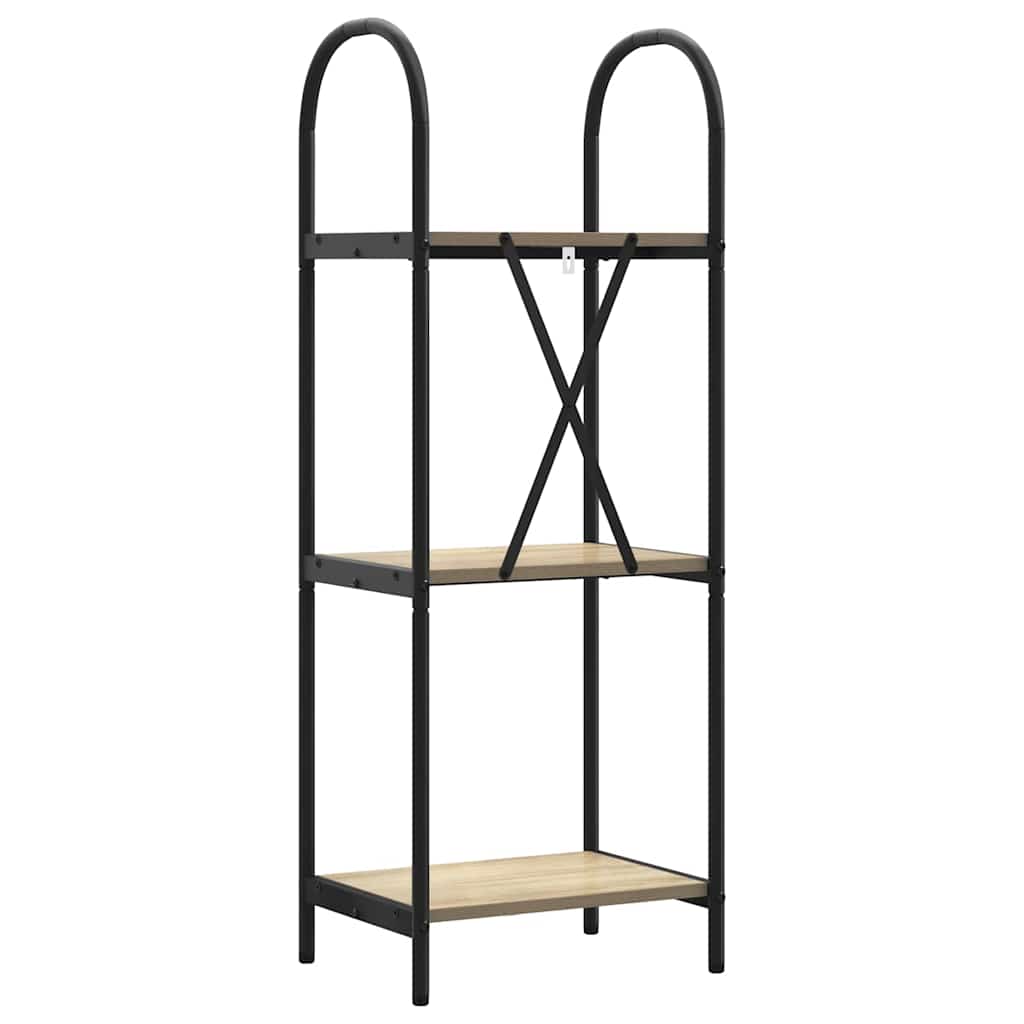 Könyvespolc sonoma tölgy 40 x 30 x 109 cm Faanyag