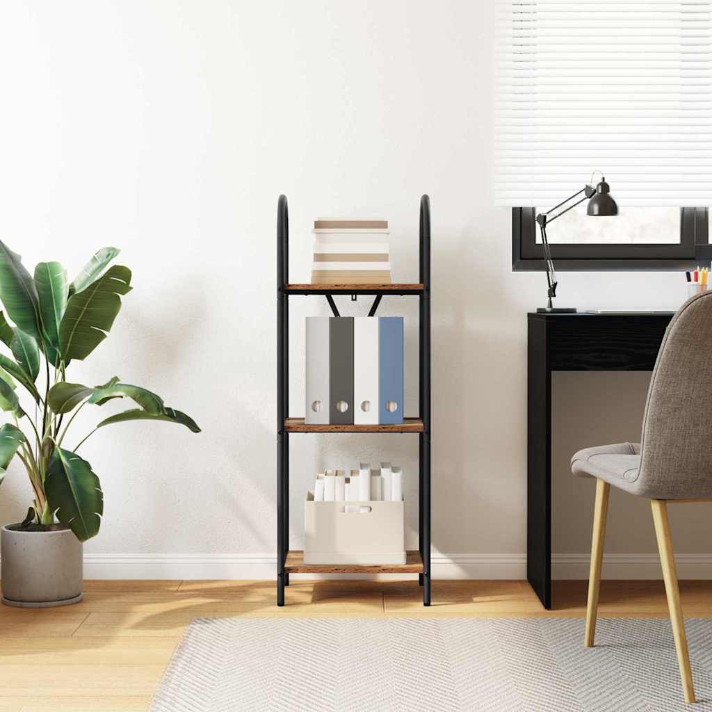 Könyvespolc Régi fa 40 x 30 x 109 cm Faanyag