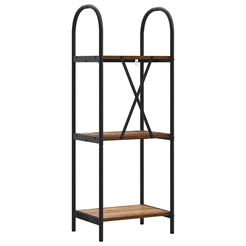 Könyvespolc Régi fa 40 x 30 x 109 cm Faanyag