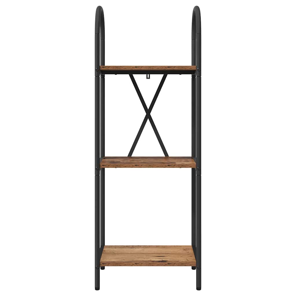 Könyvespolc Régi fa 40 x 30 x 109 cm Faanyag