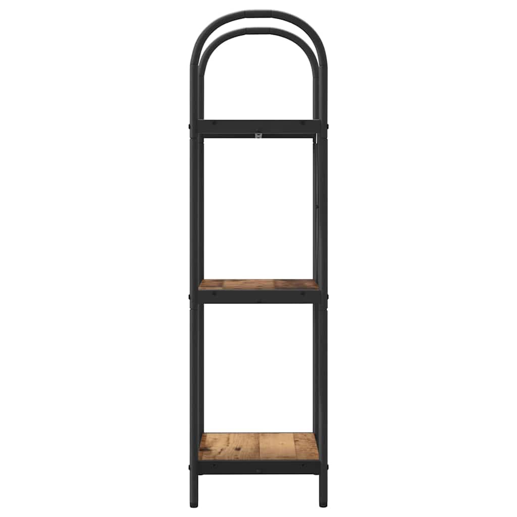 Könyvespolc Régi fa 40 x 30 x 109 cm Faanyag