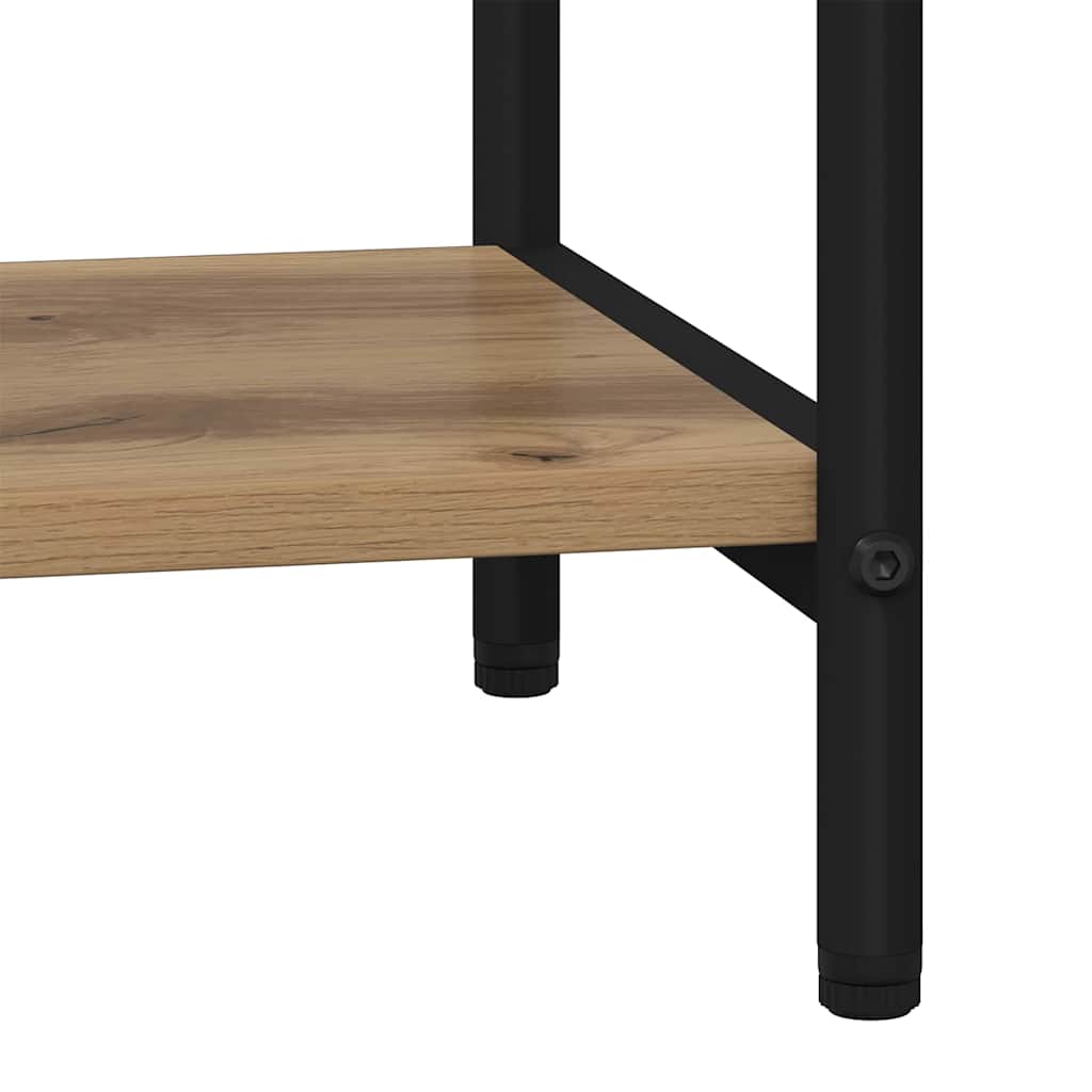 Könyvespolc kézműves tölgy 40 x 30 x 109 cm Faanyag