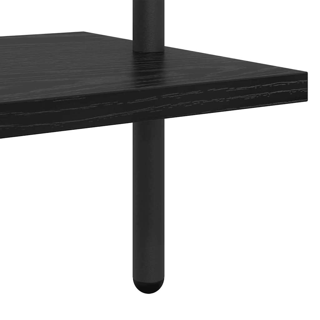 Könyvespolc Musta tammi 60 x 24 x 203 cm Faanyag