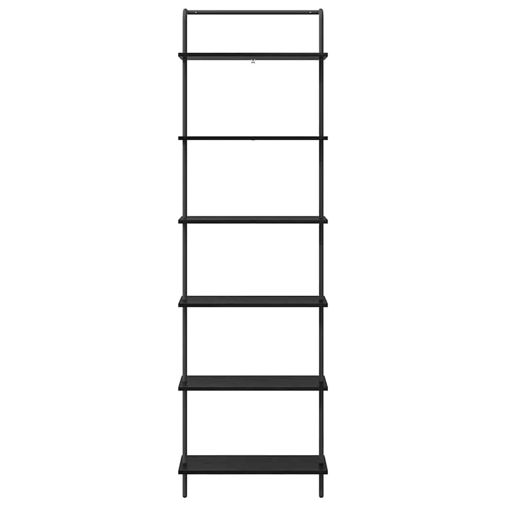 Könyvespolc Musta tammi 60 x 24 x 203 cm Faanyag