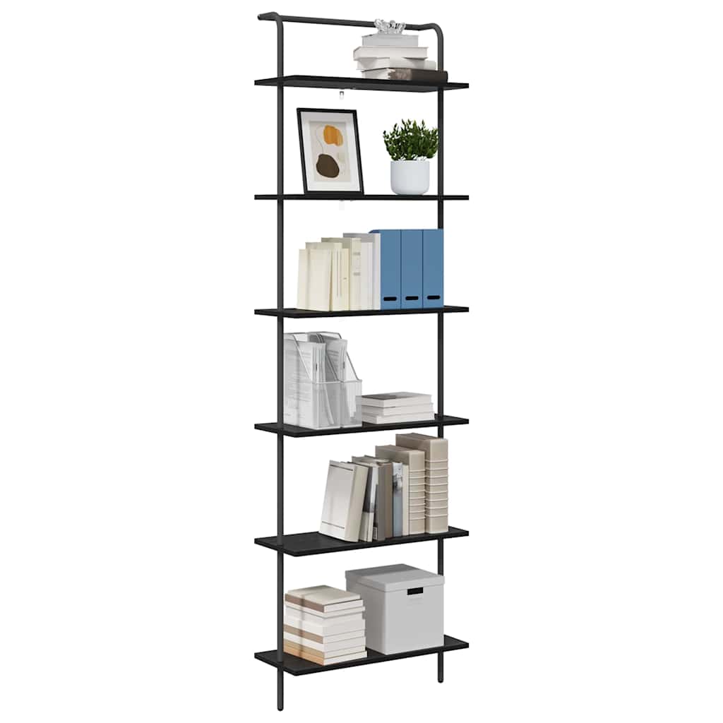 Könyvespolc Musta tammi 60 x 24 x 203 cm Faanyag