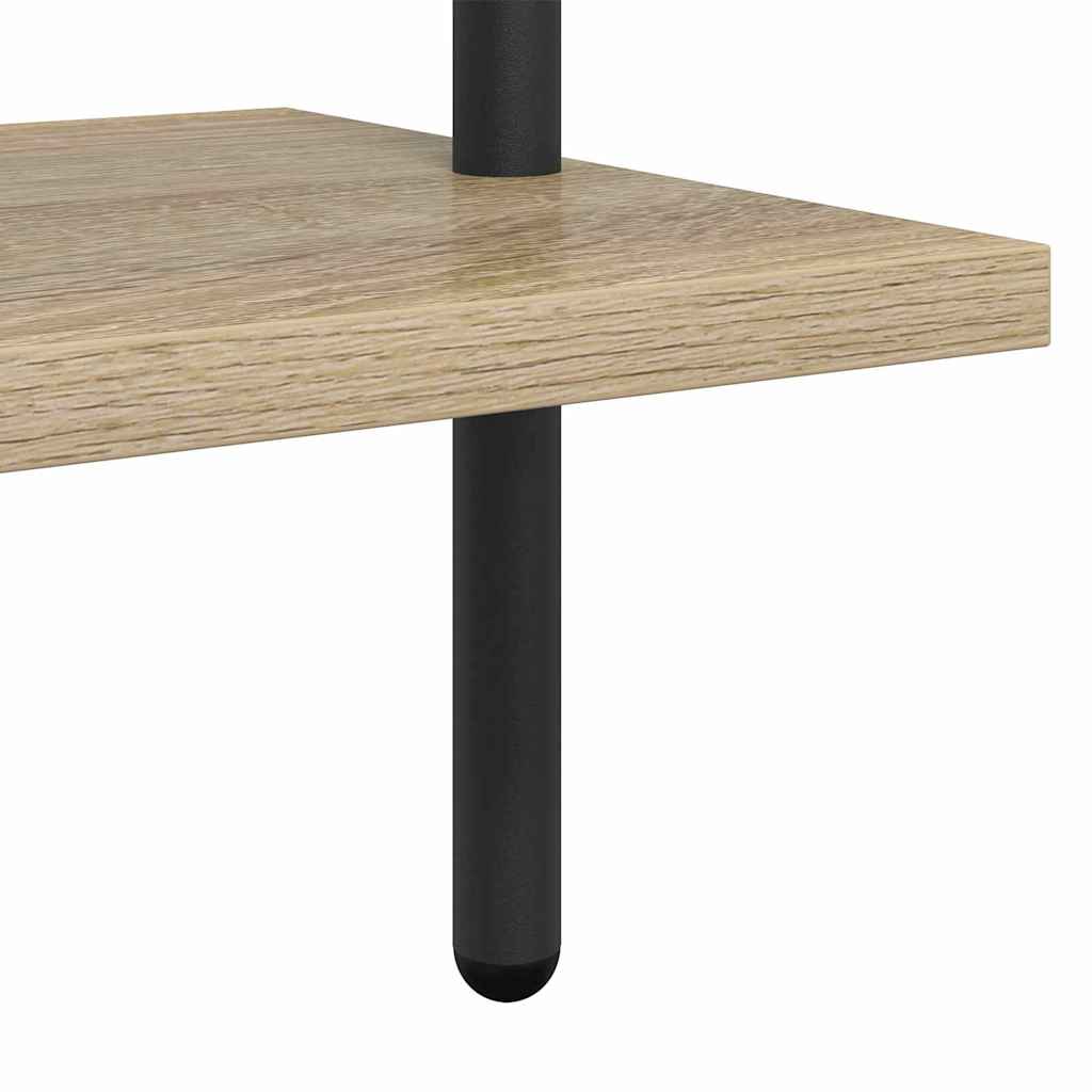 Könyvespolc sonoma tölgy 60 x 24 x 203 cm Faanyag