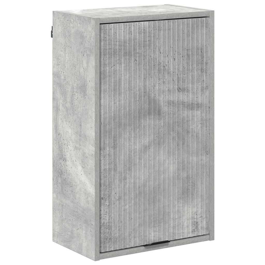 Fürdőszoba bútor szett fiókkal Beton Szürke Műanyag fa, fém