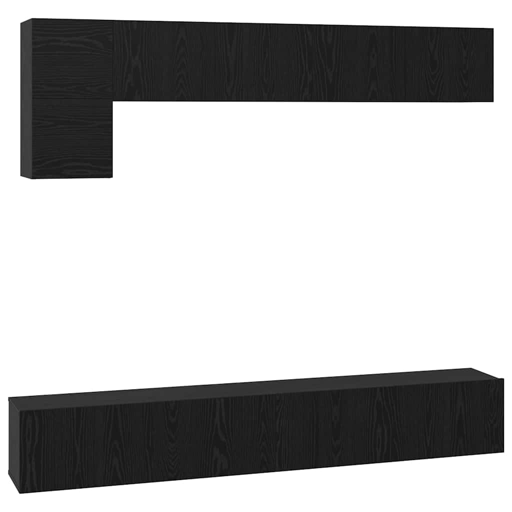TV szekrény garnitúra 5 pcs Musta tammi 100 x 30 x 30 cm
