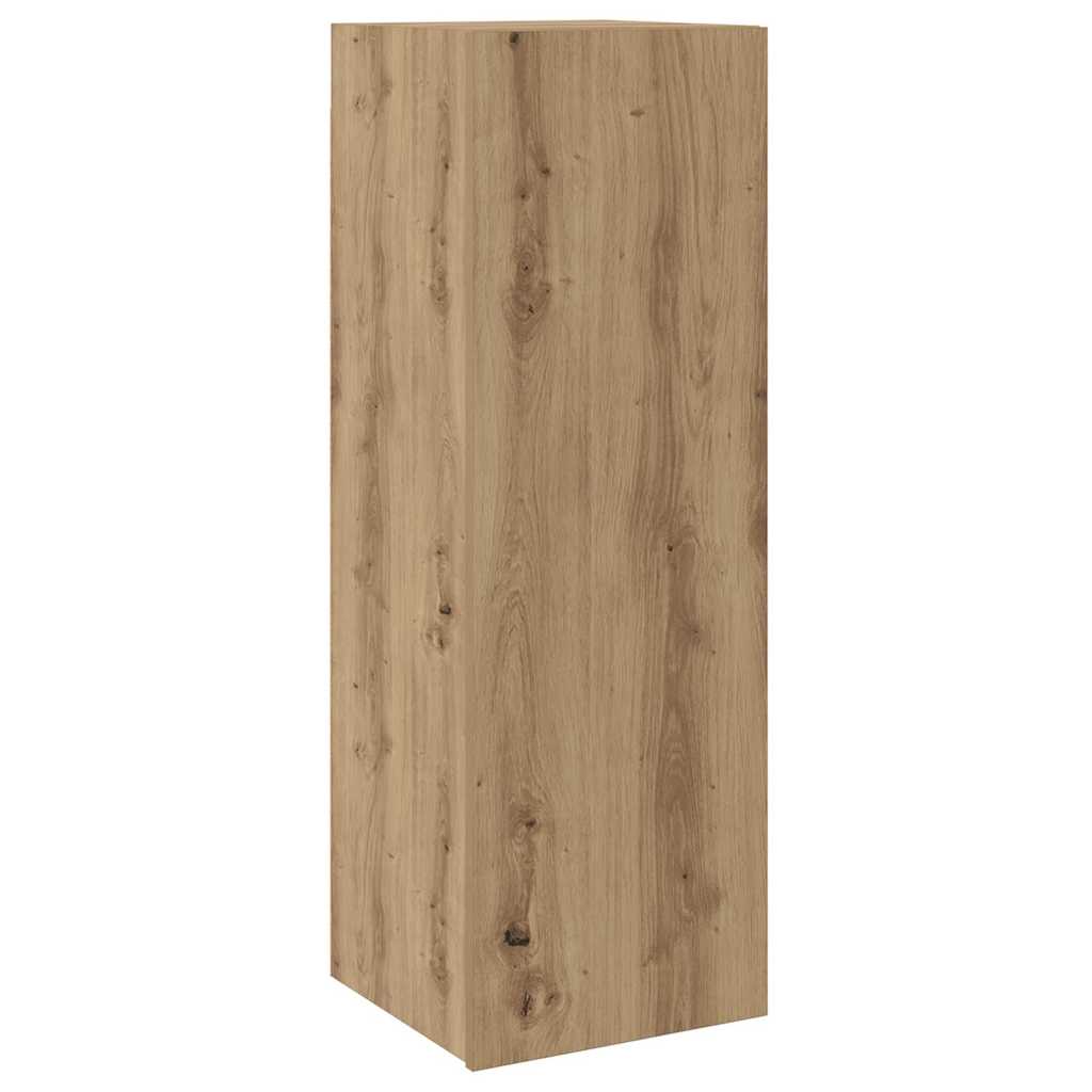 TV szekrény garnitúra 4 pcs kézműves tölgy 30.5 x 30 x 90 cm