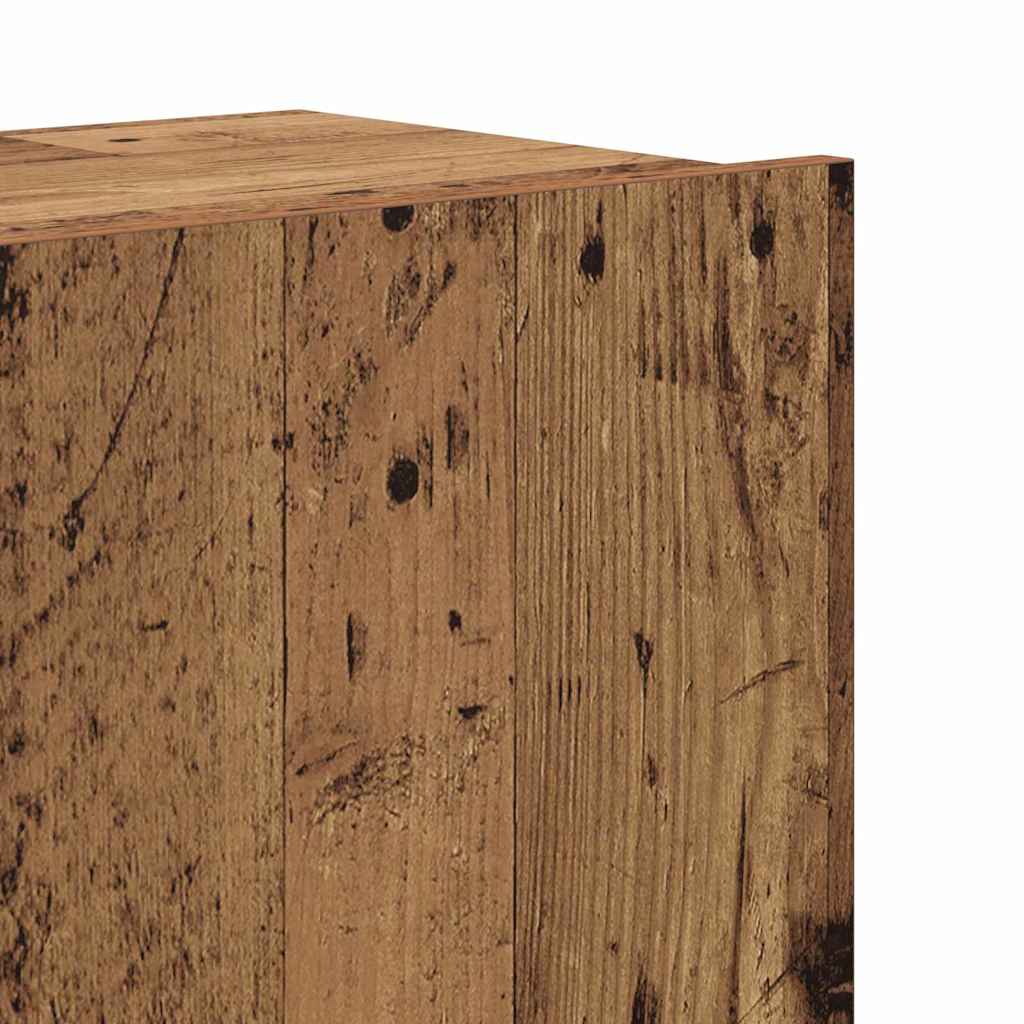 TV szekrény garnitúra 6 pcs Régi fa 100 x 30 x 30 cm faszínű