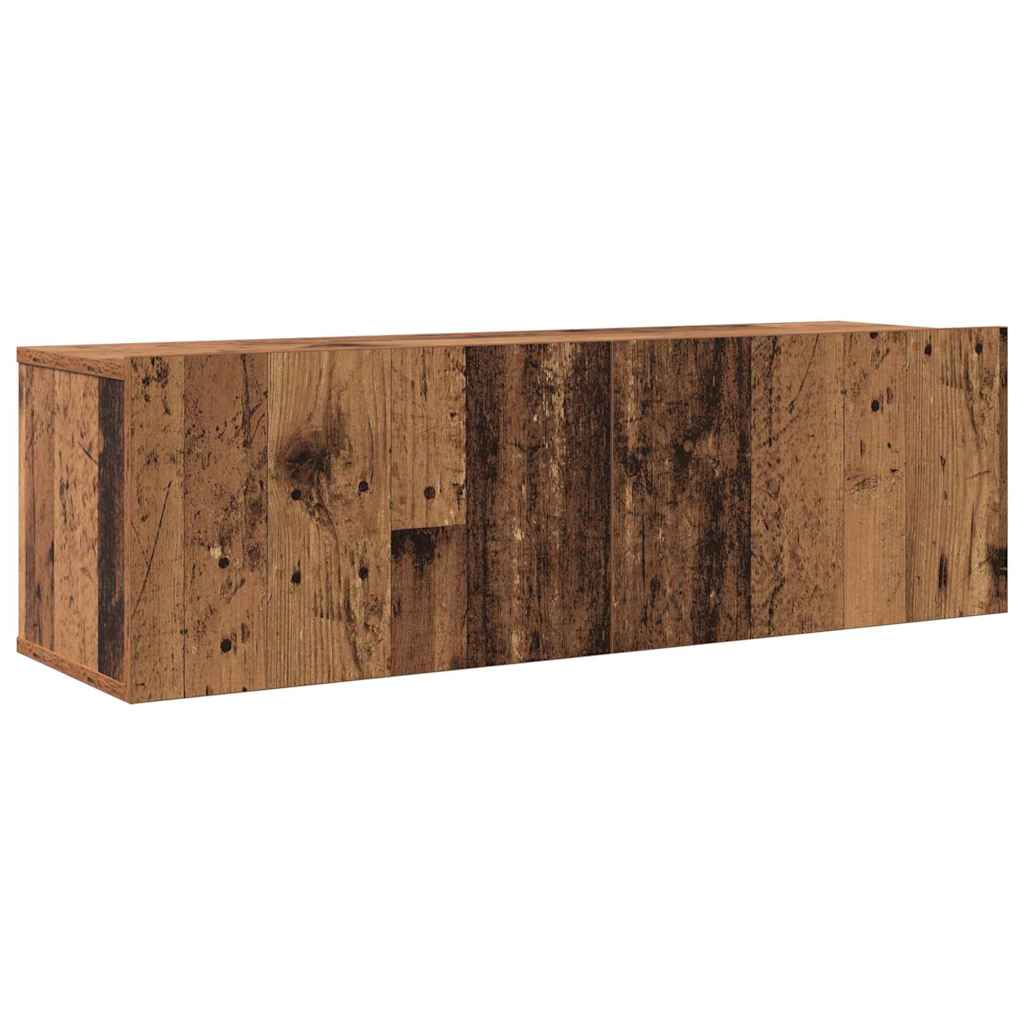 TV szekrény garnitúra 6 pcs Régi fa 100 x 30 x 30 cm faszínű