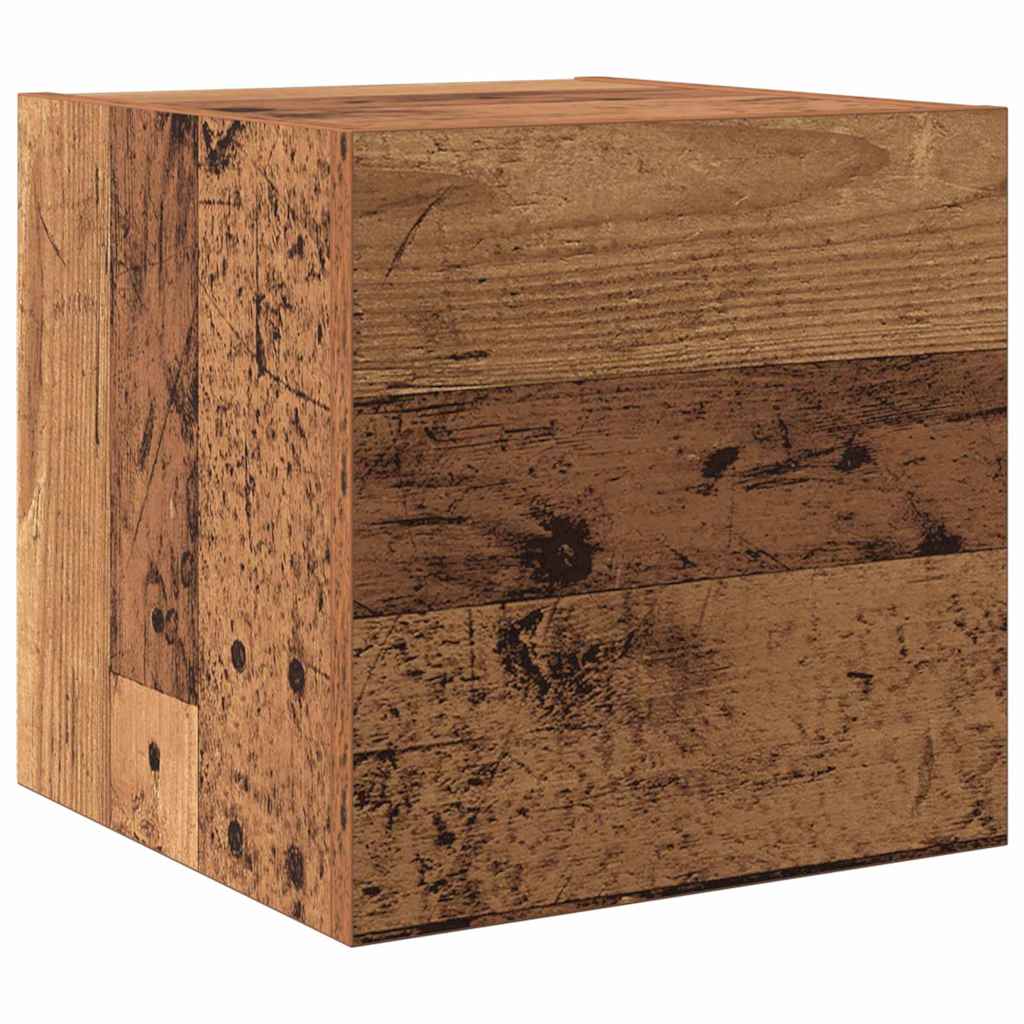 TV szekrény garnitúra 6 pcs Régi fa 100 x 30 x 30 cm faszínű