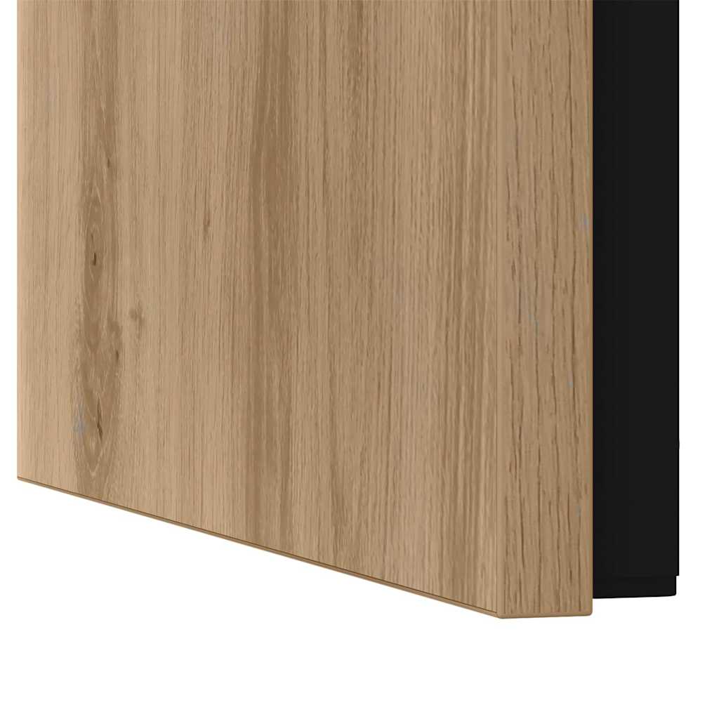 Fészkelt Kávézó Asztal 3 pcs kézműves tölgy 60 x 35 x 56 cm