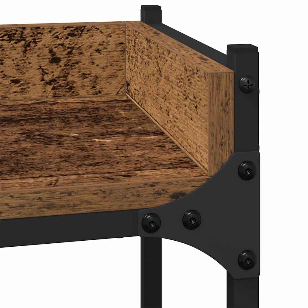Mosógép polc polcokkal Régi fa 67 x 25 x 163 cm Faanyag