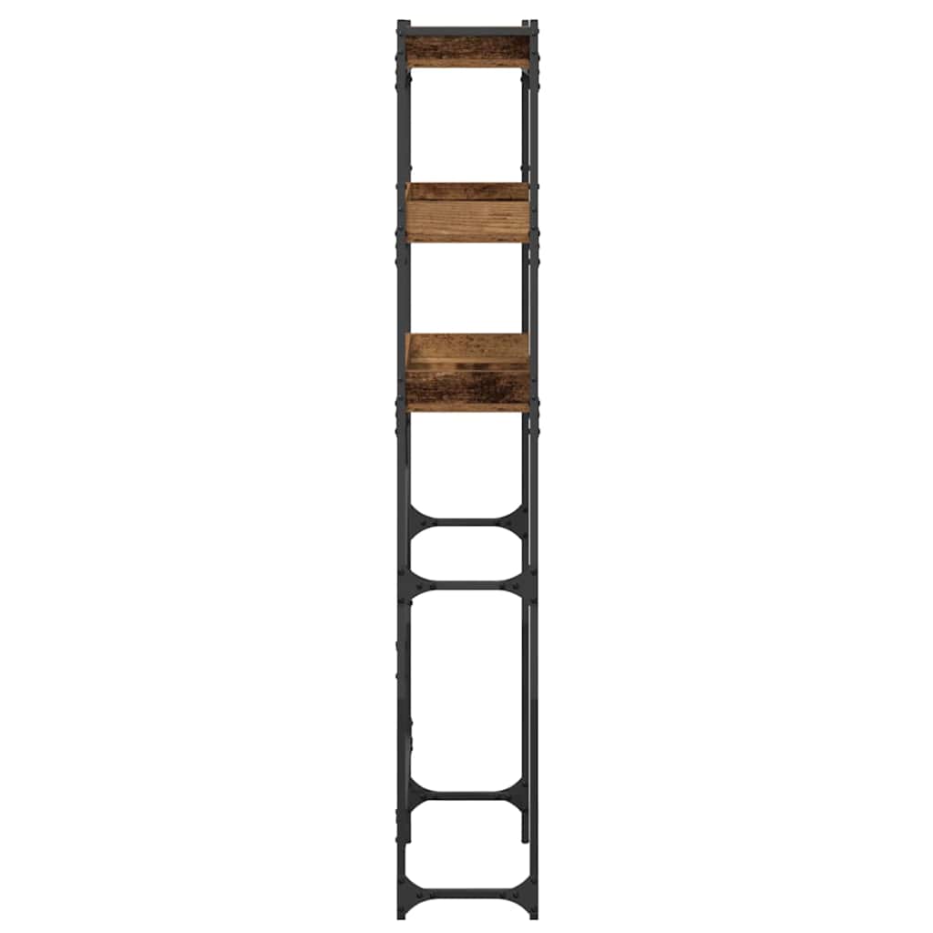 Mosógép polc polcokkal Régi fa 67 x 25 x 163 cm Faanyag