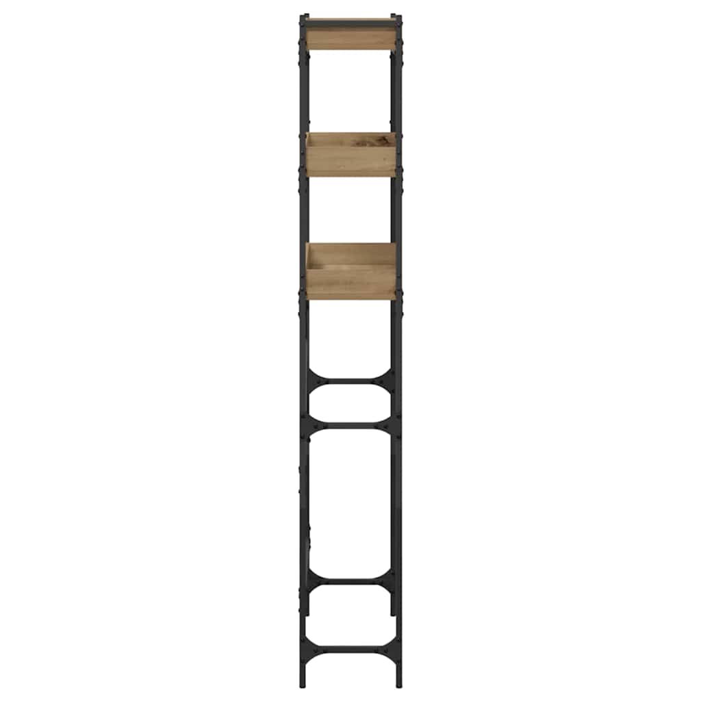 Mosógép polc polcokkal tárolóval 67 x 25 x 163 cm Faanyag