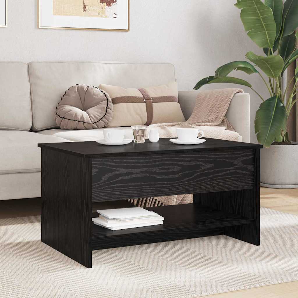 Dohányzóasztal Musta tammi 80 x 50.5 x 41.5 cm Faanyag