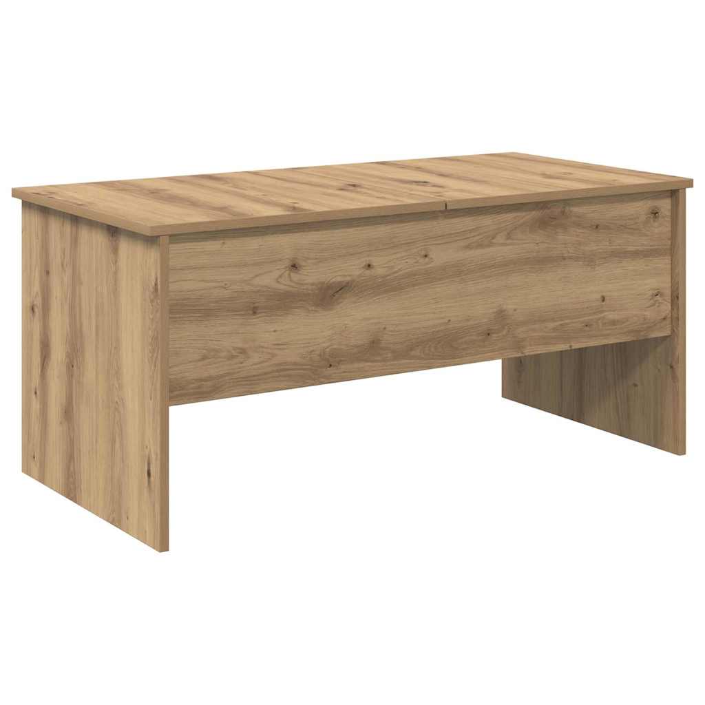 Dohányzóasztal kézműves tölgy 102 x 50,5 x 46,5 cm Faanyag