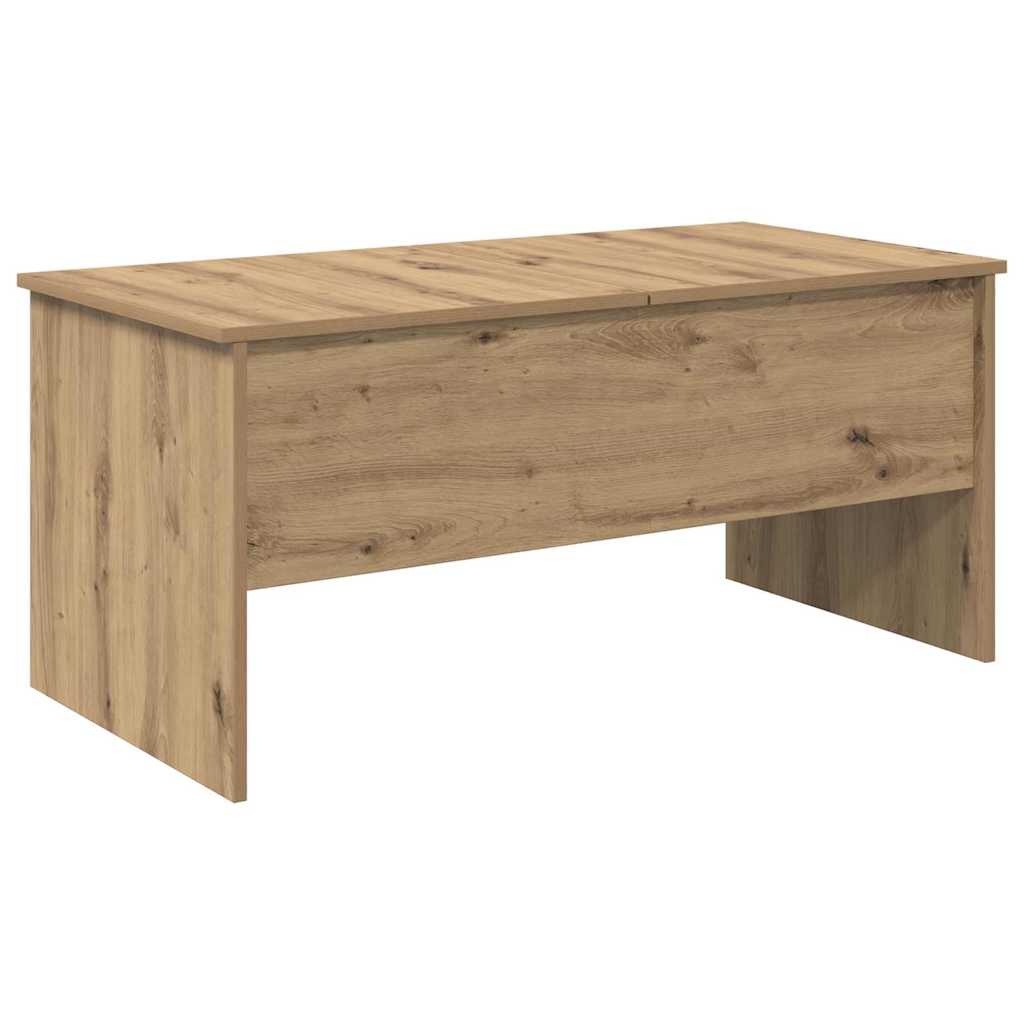 Dohányzóasztal kézműves tölgy 102 x 50,5 x 46,5 cm Faanyag