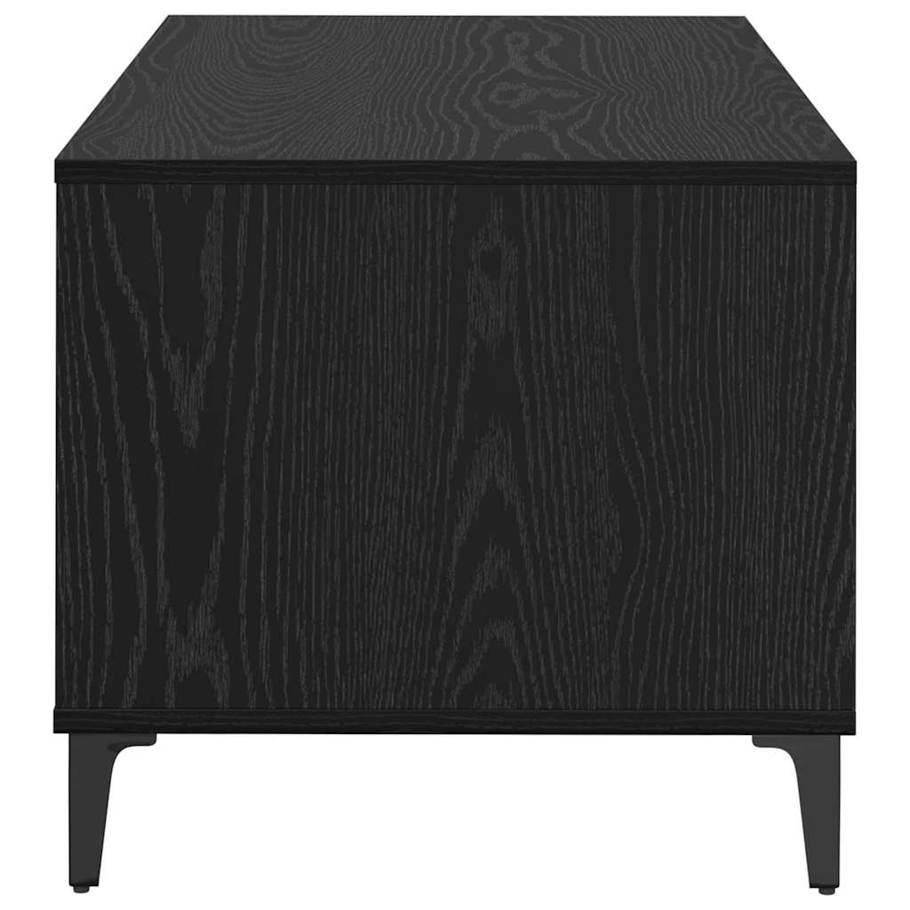 Dohányzóasztal fiókkal Musta tammi 90 x 49 x 45 cm Faanyag