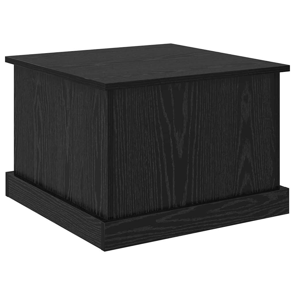 Dohányzóasztal fiókkal Musta tammi 50 x 50 x 35 cm Faanyag