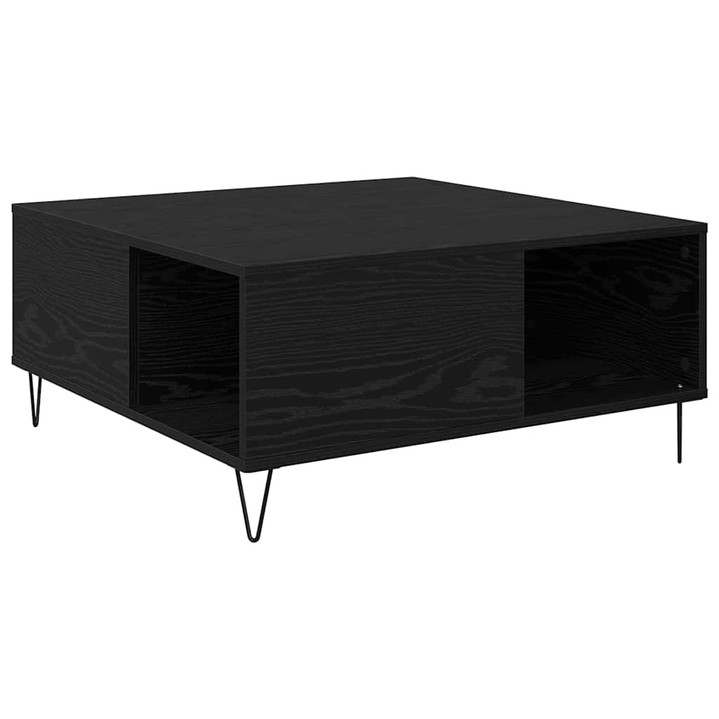 Dohányzóasztal Musta tammi 80 x 80 x 36.5 cm Faanyag