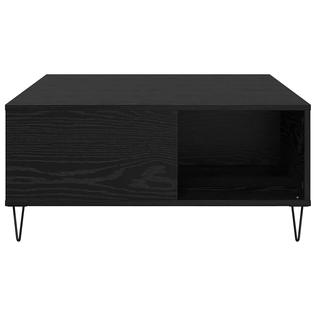 Dohányzóasztal Musta tammi 80 x 80 x 36.5 cm Faanyag